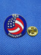 Official Enamel Badge Pin USA Volleyball Federation Association - Volleyball