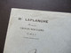 Frankreich Freimarken Säerin 1924 Umschlag Notaire Me LaPlanche Couze Sur Loire Notar - Briefe U. Dokumente