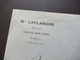 Frankreich Freimarken Säerin 1924 Umschlag Notaire Me LaPlanche Couze Sur Loire Notar - Lettres & Documents