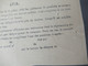 Frankreich 1930 Fiskalmarken / Steuermarken / Revenue / Timbre Fiscal 1 Franc Auf Avis Baron Brincard Social Philately - Otros & Sin Clasificación