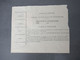 Delcampe - Frankreich 1937 Fiskalmarken / Steuermarken / Revenue / Timbre Fiscal Aufdruck DA POstes Telegraphes Et Telephones - Otros & Sin Clasificación