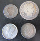 Etats-Unis / United States - 4 Monnaies Argent Silver - One Dime 1898, 1918, 1946 + Quarter Dollar 1912 - Verzamelingen