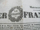 Frankreich 16.4.1828 Zeitung Courier Francais La Charte Mit Werbung / Anzeigen Paquebot Rote Stempelmarke Timbre Royal - 1800 - 1849