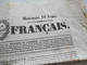 Frankreich 16.4.1828 Zeitung Courier Francais La Charte Mit Werbung / Anzeigen Paquebot Rote Stempelmarke Timbre Royal - 1800 - 1849