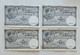 Belgium 1938 - 5Fr “1919" Nationale Reeks - Set 4 Opeenvolgende Nummers - Morin 12 - 5 Francos