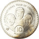 Monnaie, Lesotho, Moshoeshoe II, 10 Maloti, 1979, Year Of Child, SPL+, Argent - Lesotho