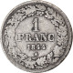 Monnaie, Belgique, Leopold I, Franc, 1844, Bruxelles, TB, Argent, KM:7.1 - 1 Frank