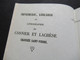 Delcampe - 1862 Napoleon III. Nr.13 II Rautenstempel Gedruckter Brief Imprimerie, Librairie Et Lithographie De Cosnier Et Lachese - 1853-1860 Napoleon III