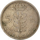 Monnaie, Belgique, 5 Francs, 5 Frank, 1950 - 5 Francs