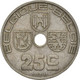 Monnaie, Belgique, 25 Centimes, 1938 - 25 Cents