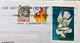 CANADA 2004, USED AIRMAIL COVER TO INDIA,4 SIDE WITHOUT PERFIN BIRD,LADY ,STAMP, ROLLING MACHINE CANCELLATION,FLOWER - Briefe U. Dokumente