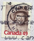 CANADA 2004, USED AIRMAIL COVER TO INDIA,4 SIDE WITHOUT PERFIN BIRD,LADY ,STAMP, ROLLING MACHINE CANCELLATION,FLOWER - Lettres & Documents