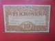 DANEMARK 10 KRONER 1941 Circuler - Denemarken