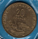 DJIBOUTI 20 FRANCS 1977 KM# 24 BATEAUX - Djibouti