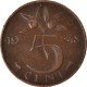 Monnaie, Pays-Bas, 5 Cents, 1948 - 5 Cent