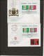 SUISSE - BLOC NABA N° 20  X 2 + N° 21 +N° 24 -L'ENSEMBLE SUR 4 LETTRES - ANNEE 1965-71 ET 1984 - Blokken