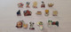 Lot De 16 Pin's Total Dont Personnages Asterix - Carburants