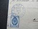 Russland 1888 Transit Brief St. Petersburg Nach Nantes über Paris Mit Blauem Stempel Paris Etranger - Storia Postale