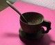 Lot Of Handmade Decorative Coffe/tee Cup Saucer Spoon, Coconut Shell, Mauritius - Tazze