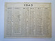 2022 - 1289  Petit Calendrier  1945   XXX - Formato Piccolo : 1941-60