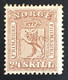 1863 - Norvegia - Norway - 24 Skill - A2 - Unused Stamps