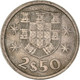 Monnaie, Portugal, 2-1/2 Escudos, 1975 - Portugal