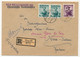 AUTRICHE - Enveloppe Recommandée De WIEN 83 - Affr Composé - 1957 - En Tête Bundesbahn - Briefe U. Dokumente