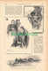 A102 025 Kinzigtal Wolfach Schwarzwald Flößerei Artikel Mit 10 Bildern Von 1887 !! - Old Books