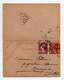 - CARTE-LETTRE VALENCIENNES Pour MANSIGNÉ (Sarthe) 3.10.1925 - 10 C. Rouge (+ Timbre 20 C.) Semeuse Camée - Date 210 - - Letter Cards