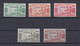 NOUVELLES HEBRIDES 1938 TIMBRES N°11/15 NEUFS** - Timbres-taxe