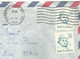 Lettre , Etats Unis ,FAYETTEVILLE NC. 283 ,1989, 2 Timbres Dont 1 Neuf, 2 Scans - Storia Postale