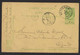 1907 * POSTKAART * ROSALIE SCHICK CALCKEN ( KALKEN ) NAAR GENT CH DRIJOEL GAND * STEMPEL WETTEREN EN GENT * 2 SCANS - Gent