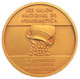 ESPAÑA. MEDALLA XIII SALÓN NACIONAL DE NUMISMÁTICA. BARCELONA 1.990. BRONCE DORADO. ESPAGNE. SPAIN MEDAL - Professionali/Di Società