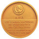 ESPAÑA. MEDALLA XIII SALÓN NACIONAL DE NUMISMÁTICA. BARCELONA 1.990. BRONCE DORADO. ESPAGNE. SPAIN MEDAL - Profesionales/De Sociedad