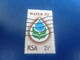 Rsa - Water 70 - 2 1/2 C. - Multiicolore - Oblitéré - Année 1970 - - Usati