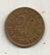 Monnaie, Yougoslavie , Jugoslavija, 20 Para,1975, 2 Scans - Joegoslavië