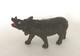 FIGURINE MARQUE INCONNUE ZOO RHINOCEROS Vers 1954  Pas Starlux Clairet - Otros & Sin Clasificación