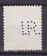 Belgium Perfin Perforé Lochung 'I.R.' 1953 Mi. 974x, 2 Fr. König Baudoin BRUXELLES Brussel Cancel (2 Scans) - 1951-..