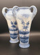 ✅ Paire Vases Faïence WASMUEL Thème Moulin  1960  Ht 29cm TBE #faitmain #madeinbelgium  #ceramique - Wasmuel (BEL)