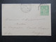 Frankreich 1900 Sage Nr.84 I EF Brief Mit Visitenkarte Von Gustave Larroumet Secretaire Perpetuel Academie Des Baux Arts - 1898-1900 Sage (Type III)