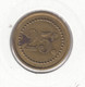 £ (34) Ganges Pharmacie Mourgues 25c Necessite Monnaie Jeton .. Laiton Rond 23 Mm .. Chiffres 8 Mm . - Monétaires / De Nécessité