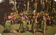 Honolulu Hawaii, Hula Dancers 'The Cock-eyed Mayor Of Kaunakakai' Song, C1950s/60s Vintage Postcard - Honolulu