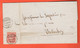 NAG-28  Lettre-Enveloppe Envoyée En 1850 Vers La Justice De Paix Du Cercle De Bex. - ...-1845 Prephilately