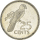 Monnaie, Seychelles, 25 Cents, 1989, British Royal Mint, TTB, Cupro-nickel - Seychelles