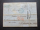 AD 1857 Ra3 Berlin Stadtpostexp. I Und K2 Prusse Valenciennes / Roter Ra1 PR.3R. Muster Ohne Wert!! Warenprobe - Storia Postale