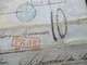 AD 1857 Ra3 Berlin Stadtpostexp. I Und K2 Prusse Valenciennes / Roter Ra1 PR.3R. Muster Ohne Wert!! Warenprobe - Storia Postale