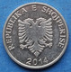 ALBANIA - 5 Leke 2014 "olive Branch" KM# 76 Republic (1996) - Edelweiss Coins - Albanien