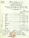 1813 Italie MAIRIE DE TURIN PERIODE FRANCAISE MERCURIALE DES PRIX  DES DENREES SUPERBE IMPRESSION CACHET + SIGNATURE - Italia