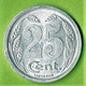 MONNAI DE NECESSITE / CHAMBRE DE COMMERCE EVREUX / 25 CENT./ 1921 / ALU / ETAT SUP. - Monétaires / De Nécessité