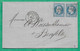 N°29 PAIRE GC 3465 STRASBOURG BAS RHIN DOUBLE PORT POUR BENFELD 1868 LETTRE COVER FRANCE - 1849-1876: Classic Period